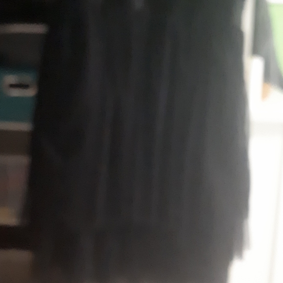 Black gothic dress, flower pattern size L - Picture 2 of 3